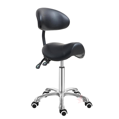 CC008-2 Black Seat Saddle Stool