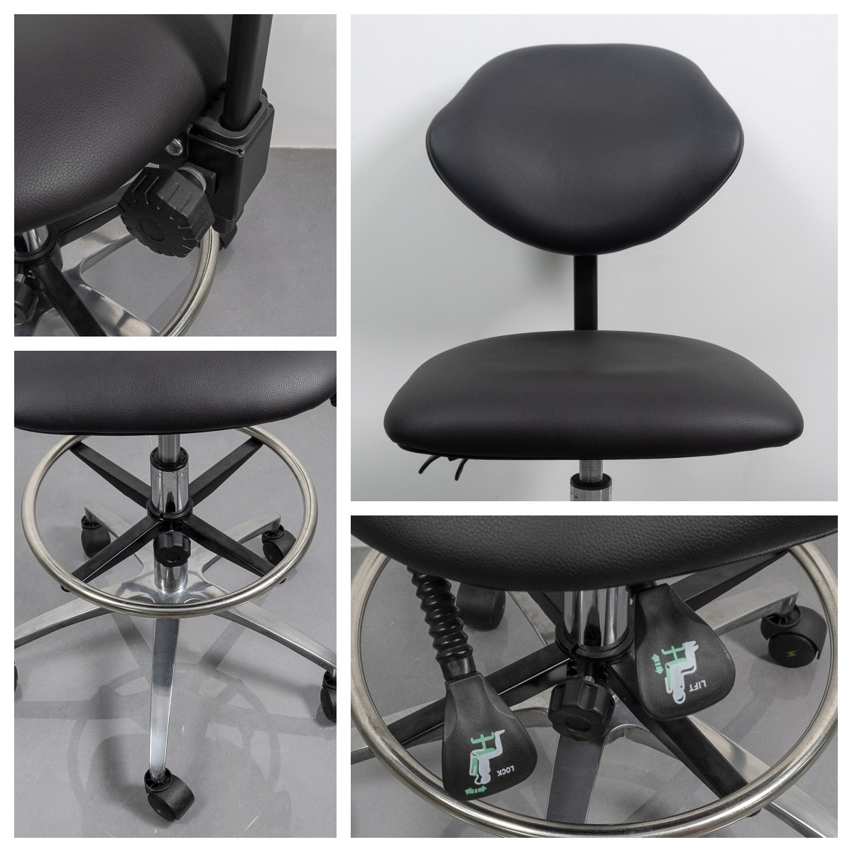 AL-011Ergonomic Chair Hospital  Dental Stool