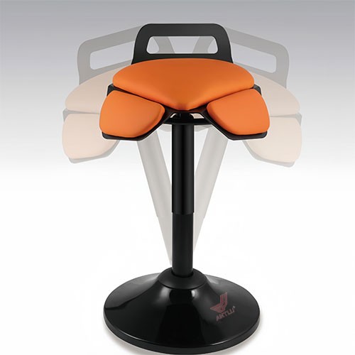 AL-B001-1 Metal Seat Wobble Stool 