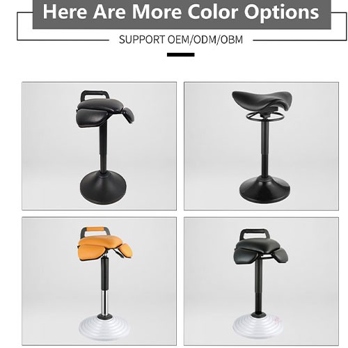 AL-B001-1 Metal Seat Wobble Stool 