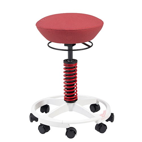 AL-B010 Red Round seat Wobble Stool 