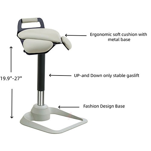 AL-B004 Metal Seat Wobble Stool Swing Stool 