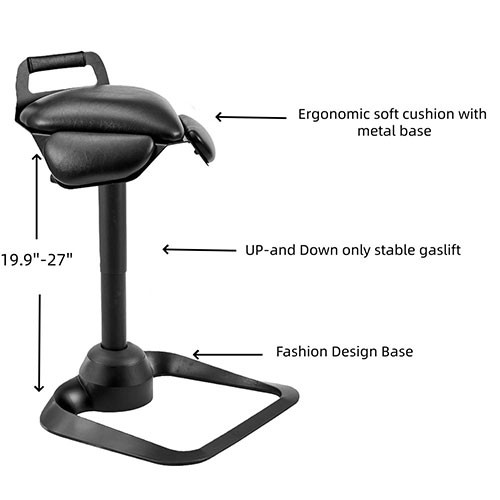 AL-B005 Metal Seat Wobble Stool Swing Stool  