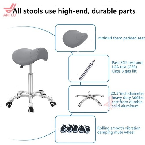 CC007 Saddle seat Salon Stool