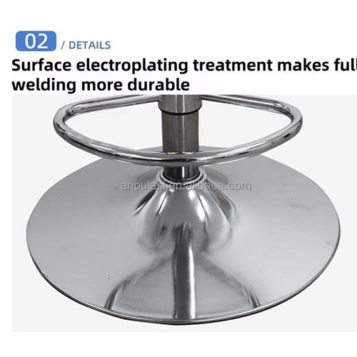 AL-E013  Chrome Metal Bar Stool Counter Office Pod Kitchen 