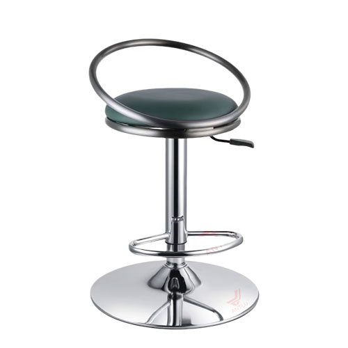 AL-E007  Chrome Metal Bar Stool Counter Office Pod Kitchen 