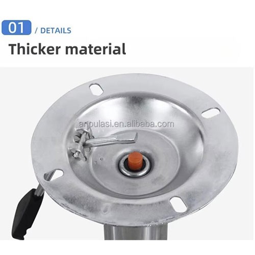 AL-E007  Chrome Metal Bar Stool Counter Office Pod Kitchen 