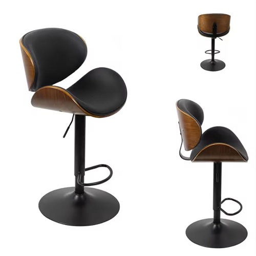 AL-E017 Black Bar Stool Counter Office Home Bar