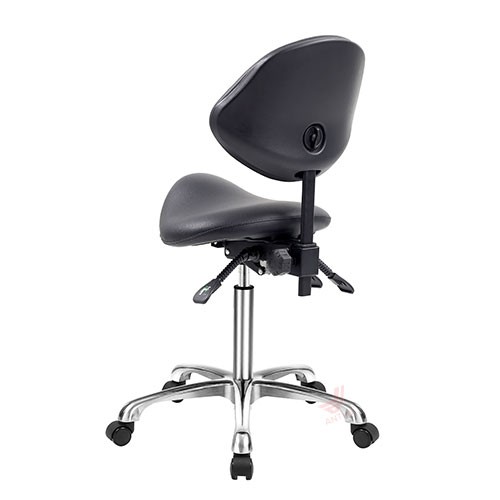 AL-A003-3 Tri-Function Black Saddle Stool Horse Shape Seat