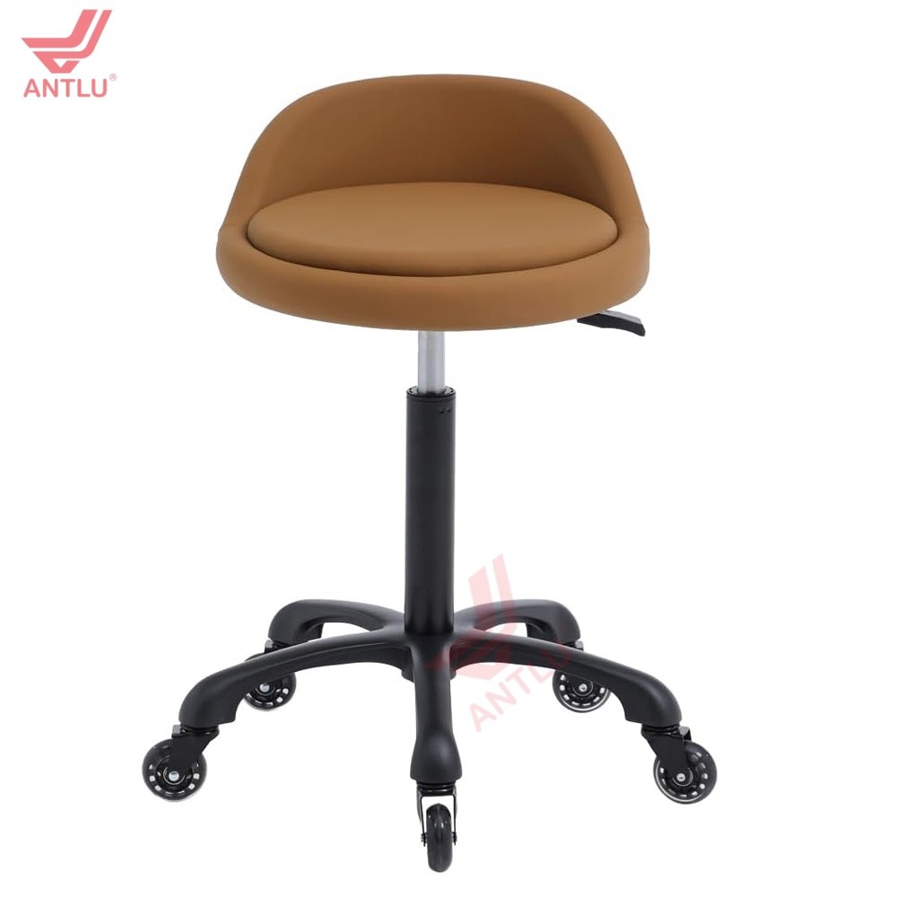 CC012 Brown Seat Salon stool
