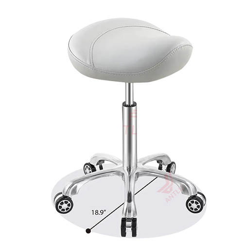 CC007-S3 White Saddle Shape Ergonomic Stool CC007-S3 White Saddle Shape Ergonomic Stool