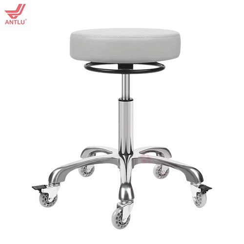 CC004-1 Grey Round Seat Barber Chair