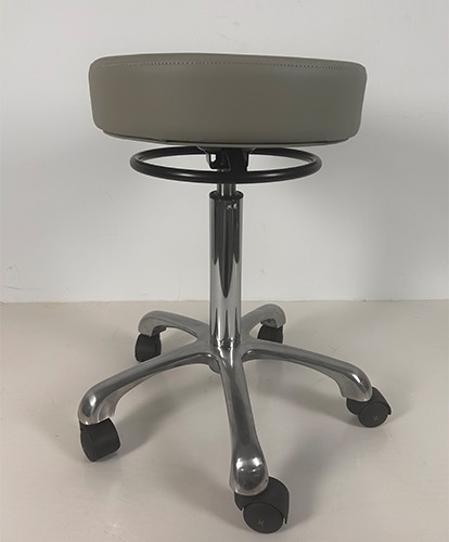 CC004-1 Grey Round Seat Barber Chair