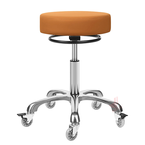 CC004-2 Orange Seat Salon Stool