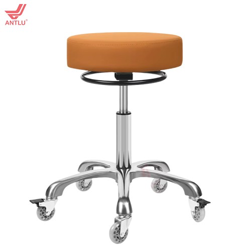 CC004-2 Orange Seat Salon Stool