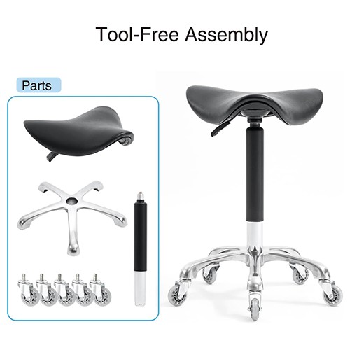 CC001-1 Triangle seat Barber stool