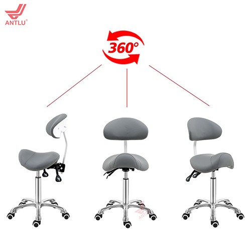 CC008-3 Grey Seat Saddle Stool 